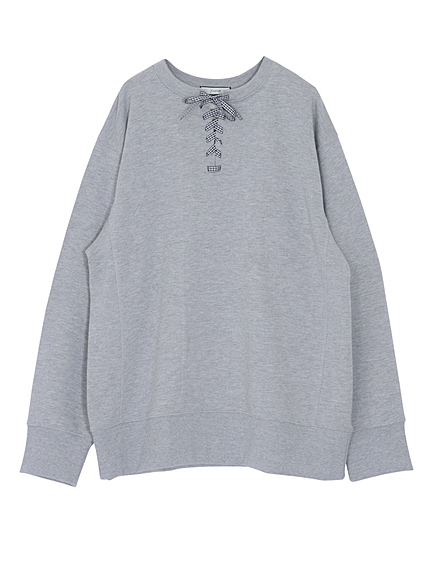 フロントレースアッププルオーバー