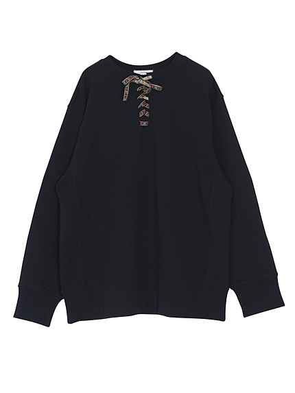 フロントレースアッププルオーバー