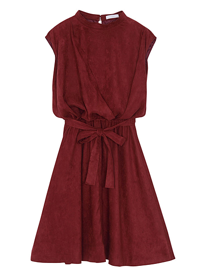 スウェードドレス/2015秋最新作