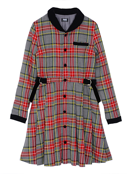 NANCY PLAID DRESS