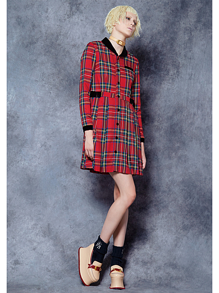 NANCY PLAID DRESS