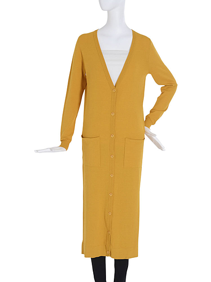 【CASUAL】マキシニットカーデ