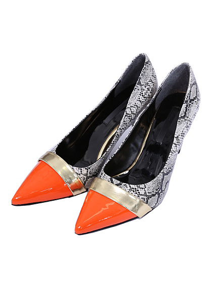 【SHOES】マルチパターンパンプス