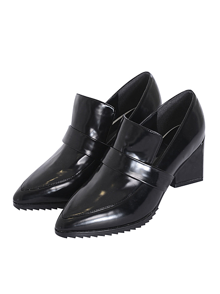 【SHOES】プレーンカットローファー