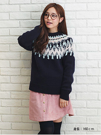 ふわふわ球芯ニット