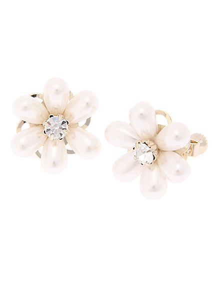 パールフラワーイヤリング(85384160)
