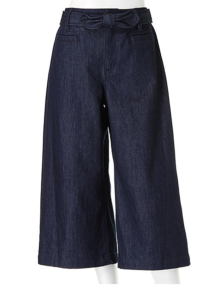 デニムガウチョパンツ