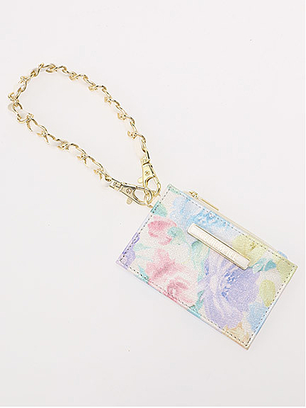 15.AW ぼかし花柄パスケース