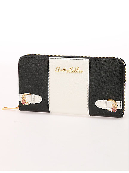 ローズモチーフラウンド長財布