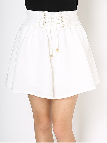 フロントスピンドルフレアキュロット