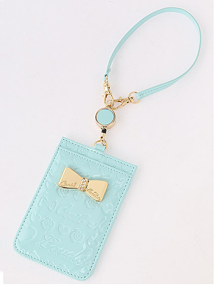 ゴールドリボンリールパスケース