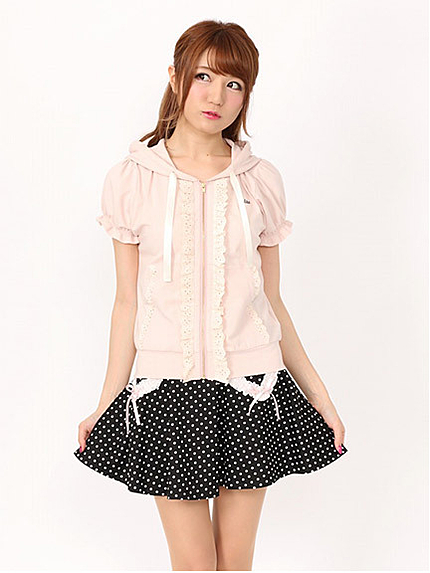 フリルパーカー