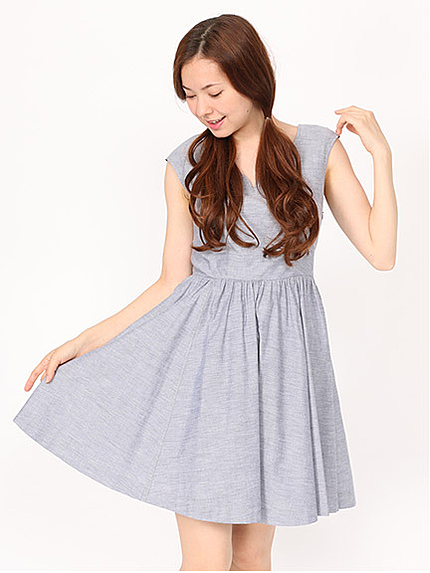 バックスピンドルワンピース