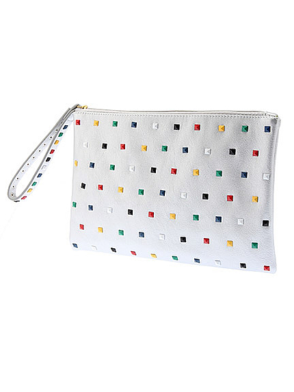 カラースタッズクラッチ