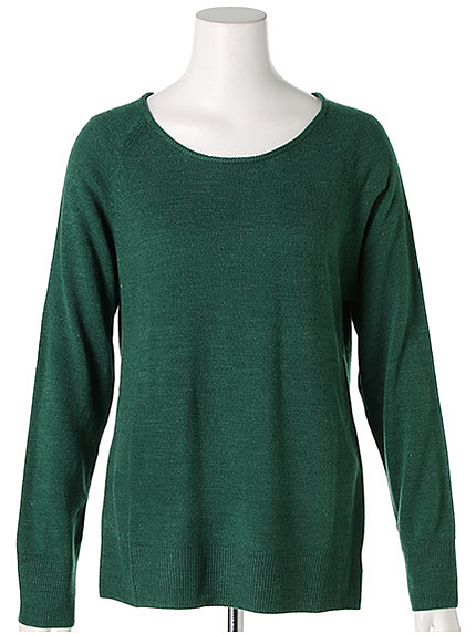 オータムカラーラグランニット