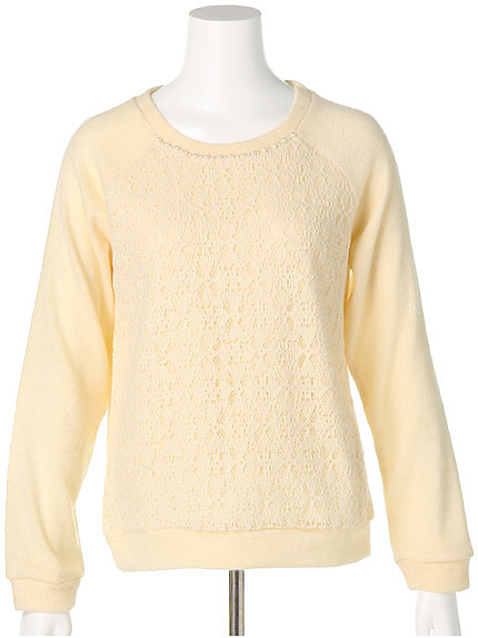 フロントレースソフトニットソー