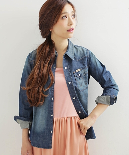 NU別注デニムシャツ