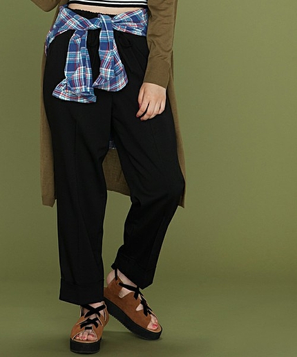 WEGO/センタープレスパンツ