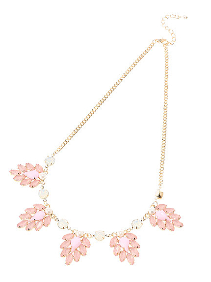 リーフビジューネックレス