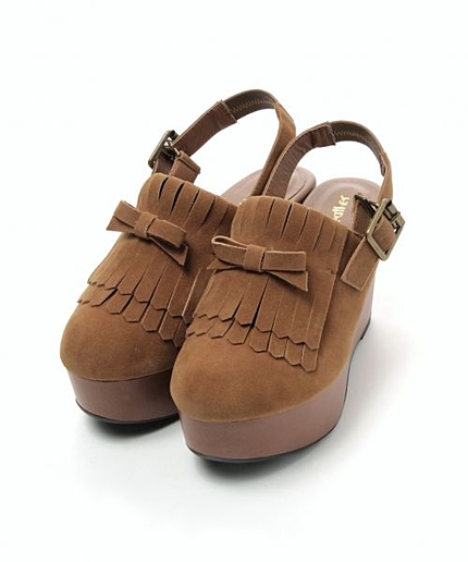 【9/15 プライスダウン】スエードフリンジサボ