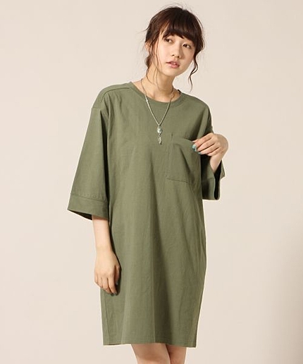 ■新作アイテム■ＵＳＡコットンポケワンピース