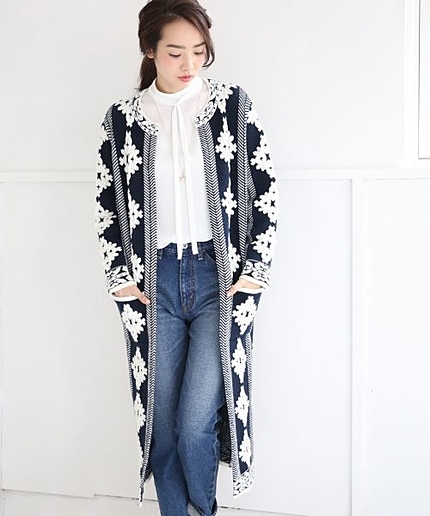 【WEB先行予約】１２ＧＡＣ／ＪＱＤクルーロングカーディガン