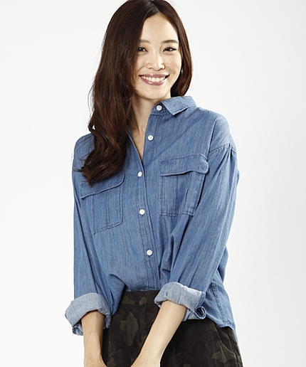 ライトデニムシャツ