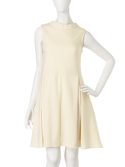 【W】バックリボンAラインワンピース