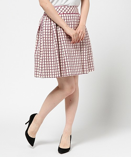 MACARONCHECKスカート