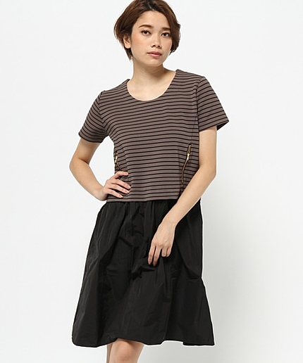 【秋の新作】リップルワンピース