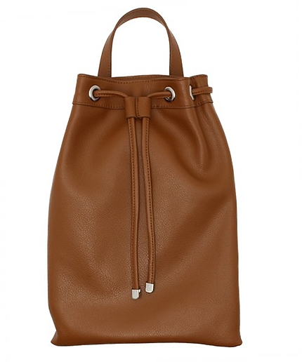 YAHKI床革巾着レザーリュック