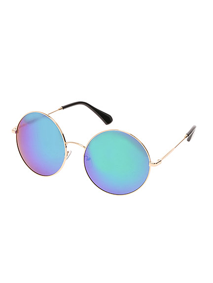 カラバリラウンドサングラス