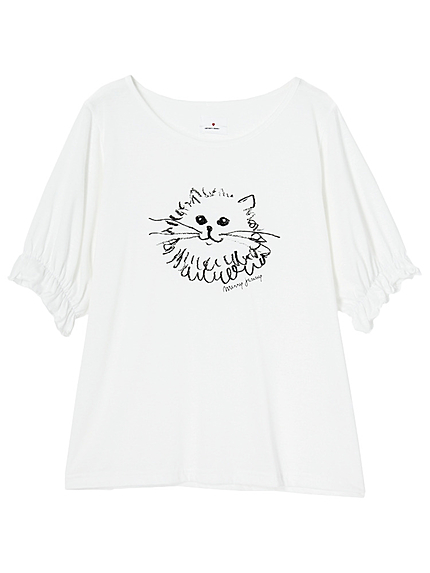 catパフTシャツ