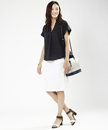 デニムタイトスカート