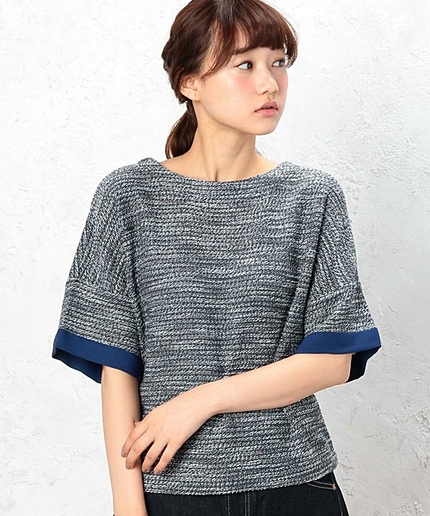 GC T/C/R TWEED 5/S プルオーバー カットソー