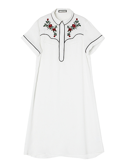 ウエスタンシャツワンピース