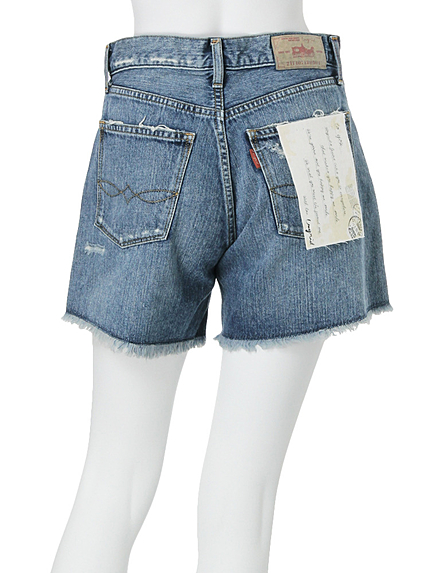 リメイクデニムショートパン