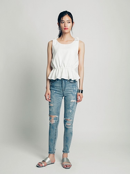 リボンTIEタンクトップ