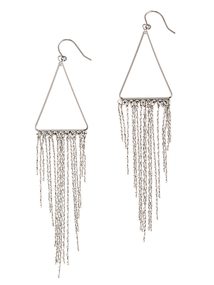 チェーンフリンジピアス