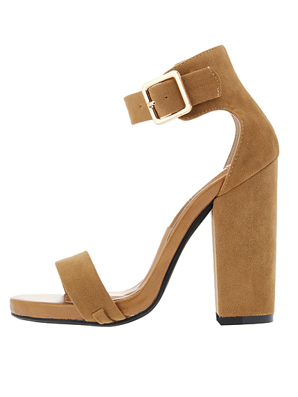 ファーコンビスウェードサンダル