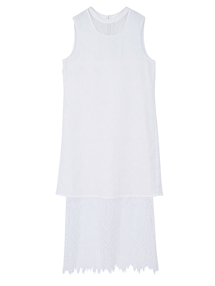 LACE LAYER I LINE ワンピース