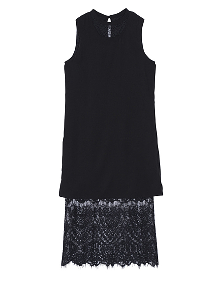 LACE LAYER I LINE ワンピース