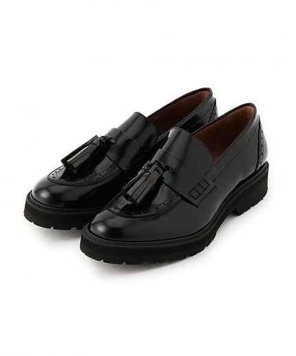 BY PERTINI タッセルローファー