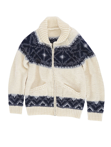 ハンドカウチンニット