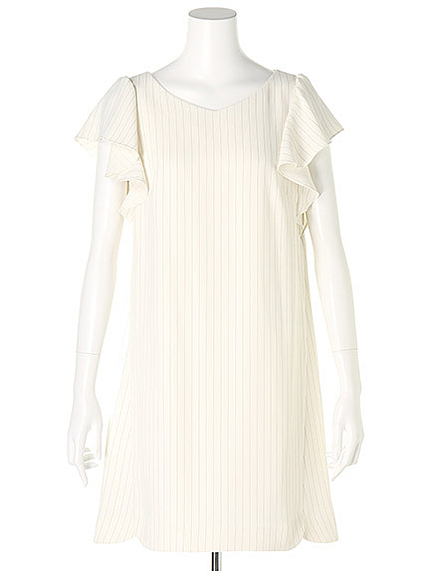 ラッフルスリーブワンピース