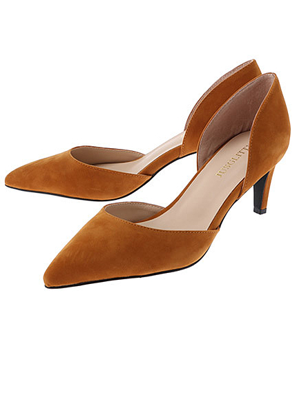 デザインカットパンプス