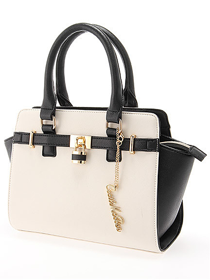 15.AW  キー付きバイカラー2WAY BAG