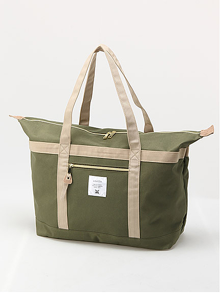 フロントZIPビッグトート