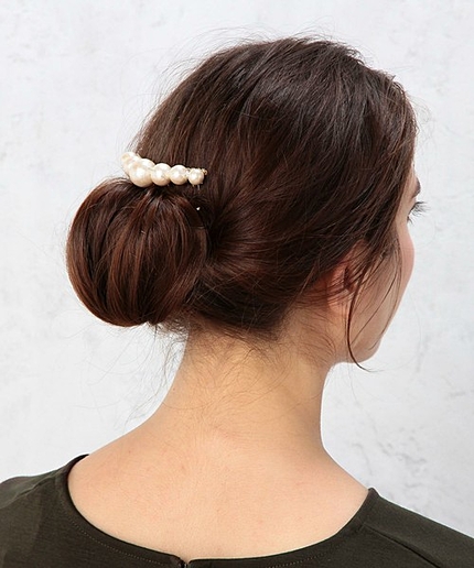 CR khion bijou コットンパールコーム