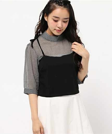 WEGO/フェイクレイヤードビスチェ